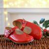 Picture of Panache Girls Mary Jane Shoe - Red Patent