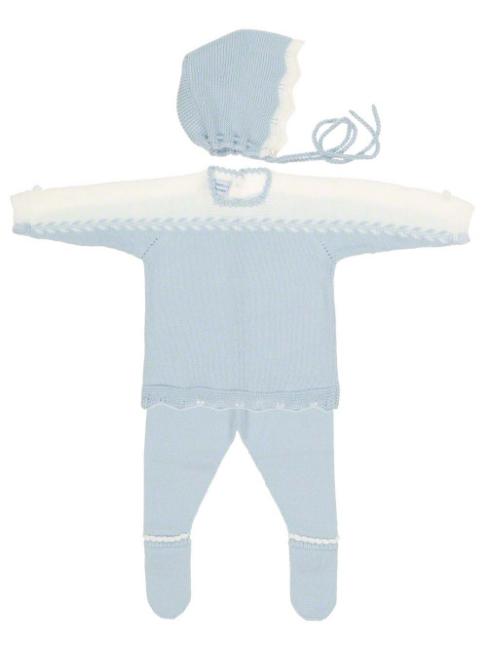 Picture of Carmen Taberner Baby Noah 3 Piece Set Blue White