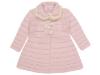 Picture of Carmen Taberner Girls Knitted Scallop Coat Pink