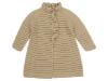 Picture of Carmen Taberner Girls Knitted Ribbed Coat Gold