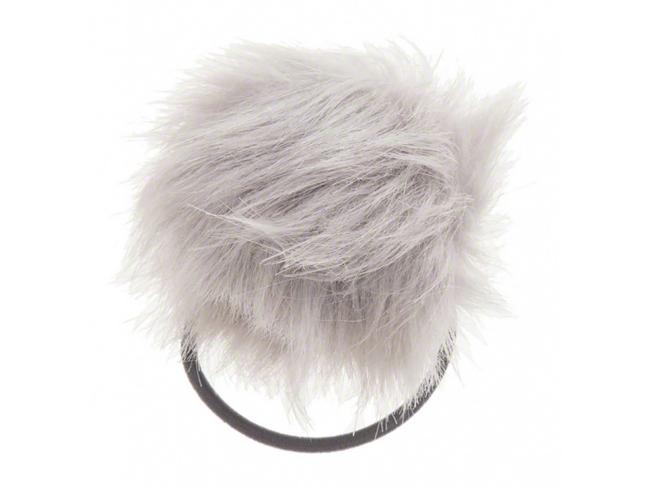 Picture of Angel's Face Pom Pom Hairband Grey