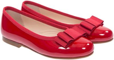 Picture of Panache Ballerina Bow Pump - Red Patent