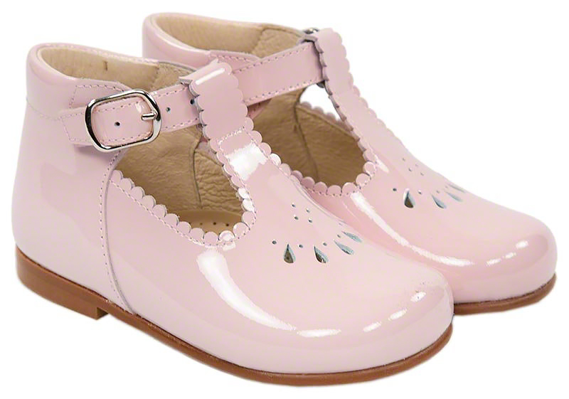 Panache Baby Girls Classic Toddler T Bar Shoe Strawberry Pink
