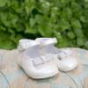 Picture of Panache Baby Shoes Pearl & Crystal Ankle Strap Beige Pearl