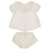 Picture of Loan Bor Toddler Girls Lace Jam Pant Set Ivory