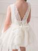 Picture of Loan Bor Girls Lace Back Drop Waisted Dress Ivory