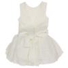 Picture of Loan Bor Girls Lace Back Drop Waisted Dress Ivory
