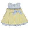 Picture of Loan Bor Toddler Girls Dress Bonnet Panties Set Lemon