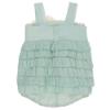Picture of Loan Bor Toddler Girls Lace & Ruffle Bubble Romper - Green