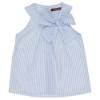 Picture of Loan Bor Girls Blouse Skirt Set - Blue Lemon