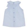 Picture of Loan Bor Girls Blouse Skirt Set - Blue Lemon