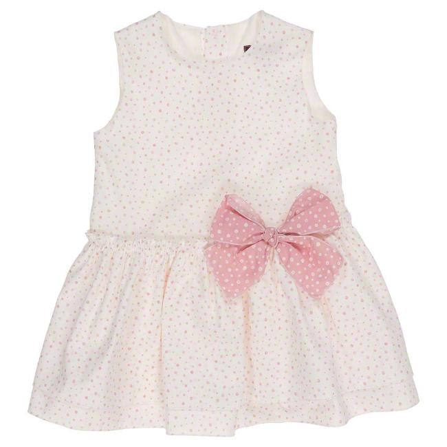 Picture of Loan Bor Girls Big Bow Dress - Pink