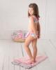 Picture of Loan Bor Girls Floral Ruffle Beach Basket - Pink Blue