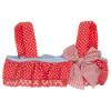 Picture of Loan Bor Girls Polka Ruffle Bikini - Red Blue