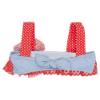 Picture of Loan Bor Girls Polka Ruffle Bikini - Red Blue