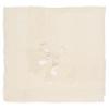 Picture of Mac Ilusion Knitted Boxed Lace Trim Blanket -  Cream