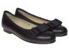 Picture of Panache Girls School Ballerina Shoe - Black Leather