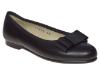 Picture of Panache Girls School Ballerina Shoe - Black Leather