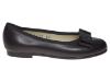 Picture of Panache Girls School Ballerina Shoe - Black Leather