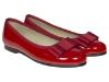 Picture of Panache Girls School Ballerina Shoe - Red Patent