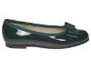 Picture of Panache Girls School Ballerina Shoe - Dark Green Patent