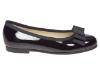 Picture of Panache Girls School Ballerina Shoe - Black Patent