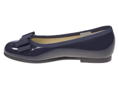 Picture of Panache Girls School Ballerina Shoe - Navy Patent