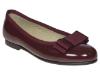 Picture of Panache Girls School Ballerina Shoe - Burgundy Patent