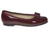 Picture of Panache Girls School Ballerina Shoe - Burgundy Patent