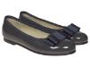 Picture of Panache Girls School Ballerina Shoe - Dark Grey Patent