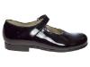 Picture of Panache Girls No Buckle Mary Jane Shoe - Black Patent