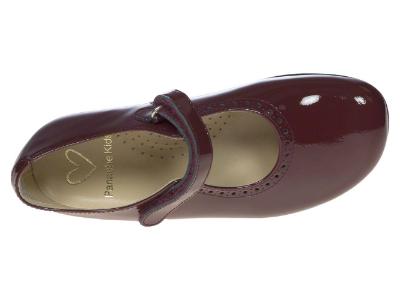 Picture of Panache No Buckle Mary Jane  - Burgundy Patent