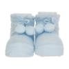 Picture of Carlomagno Socks Newborn Pom Pom Ankle Socks - Pale Blue
