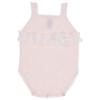 Picture of Mac Ilusion Knitted Summer Lace Trim Romper - Pink