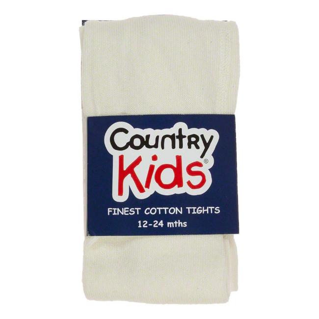 Picture of Country Kids Finest Cotton Tights - Ivory