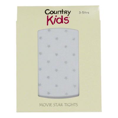 Picture of Country Kids Movie Star Tights - Playhouse White