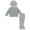 Picture of Mac Ilusion Boys Cable Knit 3 Piece Set - Grey