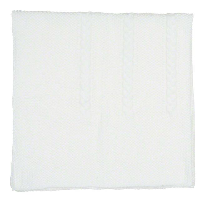 Picture of Mac Ilusion Boxed Cable Knit Blanket - White