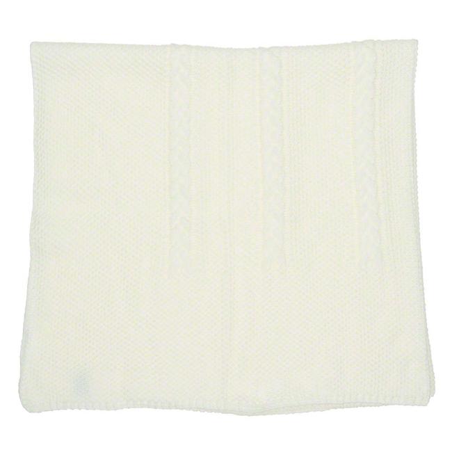 Picture of Mac Ilusion Boxed Cable Knit Blanket - Cream