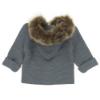 Picture of Mac Ilusion Fur Trim Knit Jacket - Grey