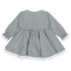 Picture of Mac Ilusion Girls Lace Trim Checked Dress - Grey