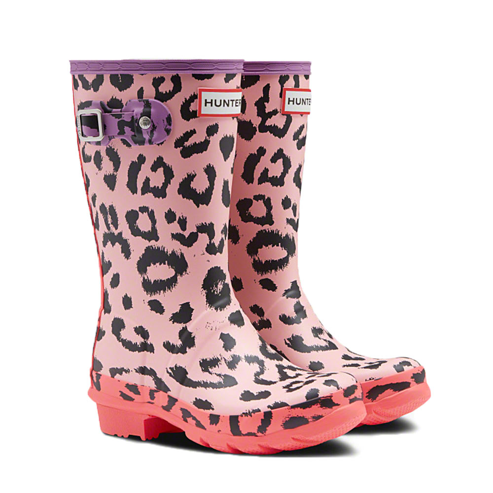 Cheetah print hunter boots clearance