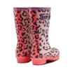 Picture of Hunter Original Kids Leopard Print  Wellington Boots - Mist Pink