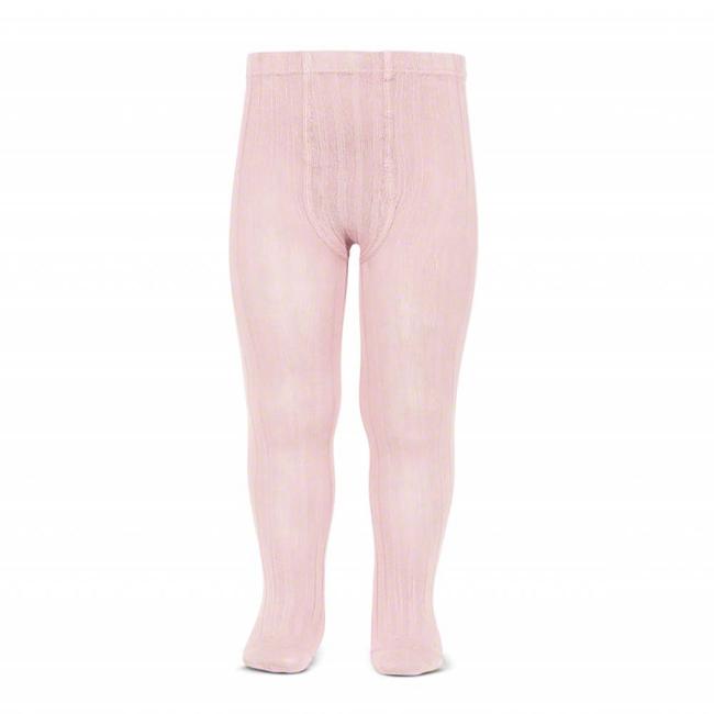 Picture of Condor Socks Wide Rib Tights - Rosa Pink