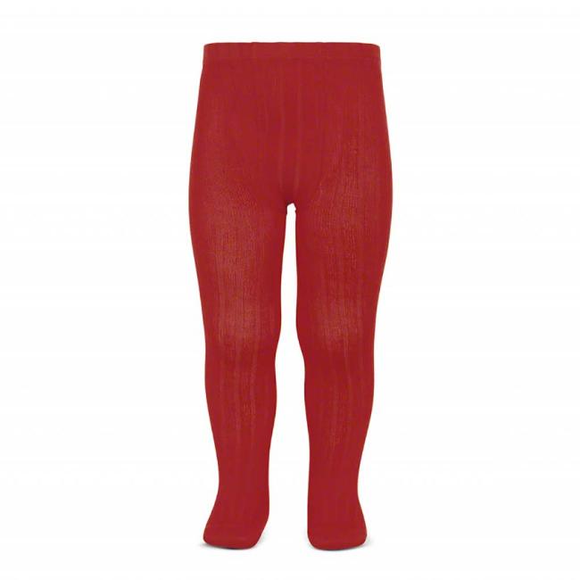 Picture of Condor Socks Wide Rib Tights - Red