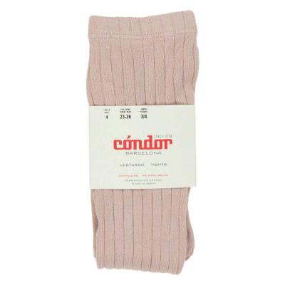 Picture of Condor Socks Wide Rib Tights - Nude
