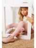 Picture of Condor Socks Large Faux Fur Pom Pom Tights - Beige