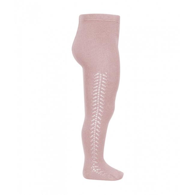 Picture of Condor Socks Side Openwork Warm Tights - Rosa Palo