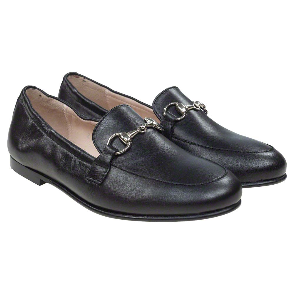 Panache Snaffle Loafer Black Leather