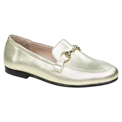 Picture of Panache Snaffle Loafer - Metallic Gold Leather